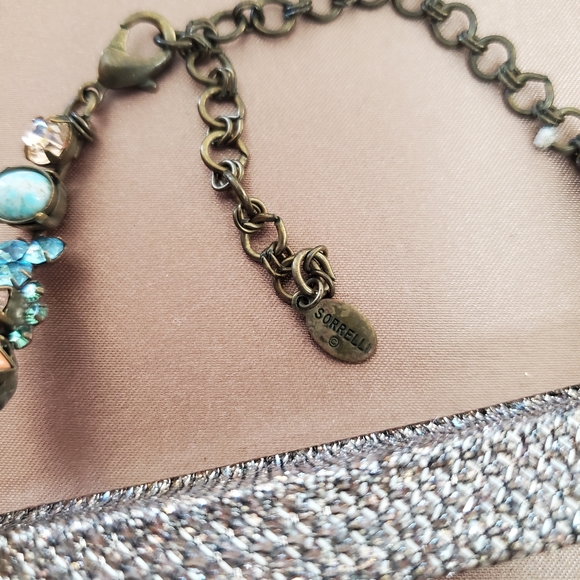 Sorrelli Turquoise Coral Crystal Necklace - Picture 9 of 9